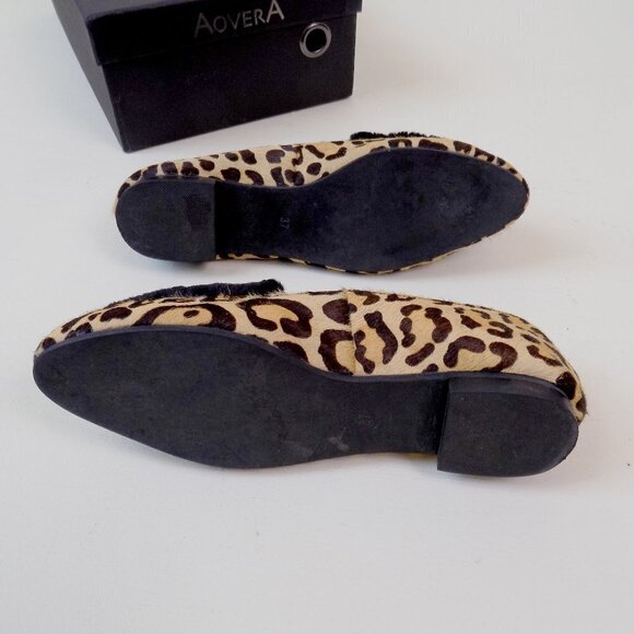 nwt Ariana Bohling alpaca loafers cheetah print - Picture 9 of 11